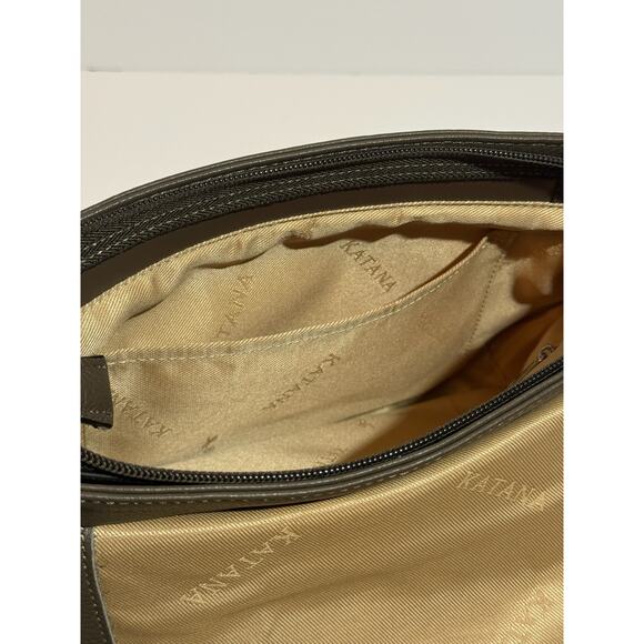 👜 French Leather Handbag Purse Shoulder Bag Crossbody Katana Paris Classic - Picture 6 of 9